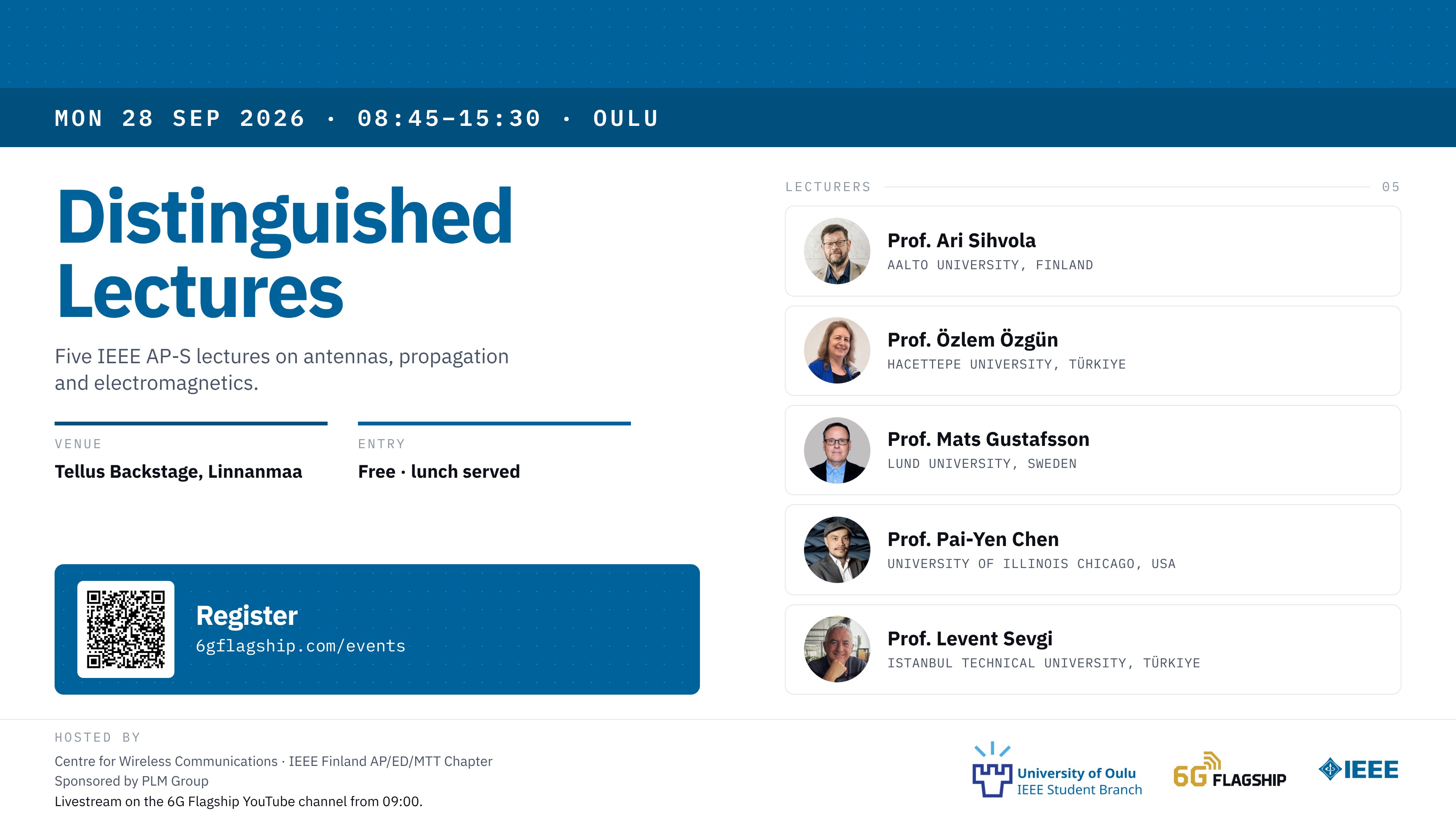IEEE Antennas and Propagation Society Distinguished Lectures Oulu